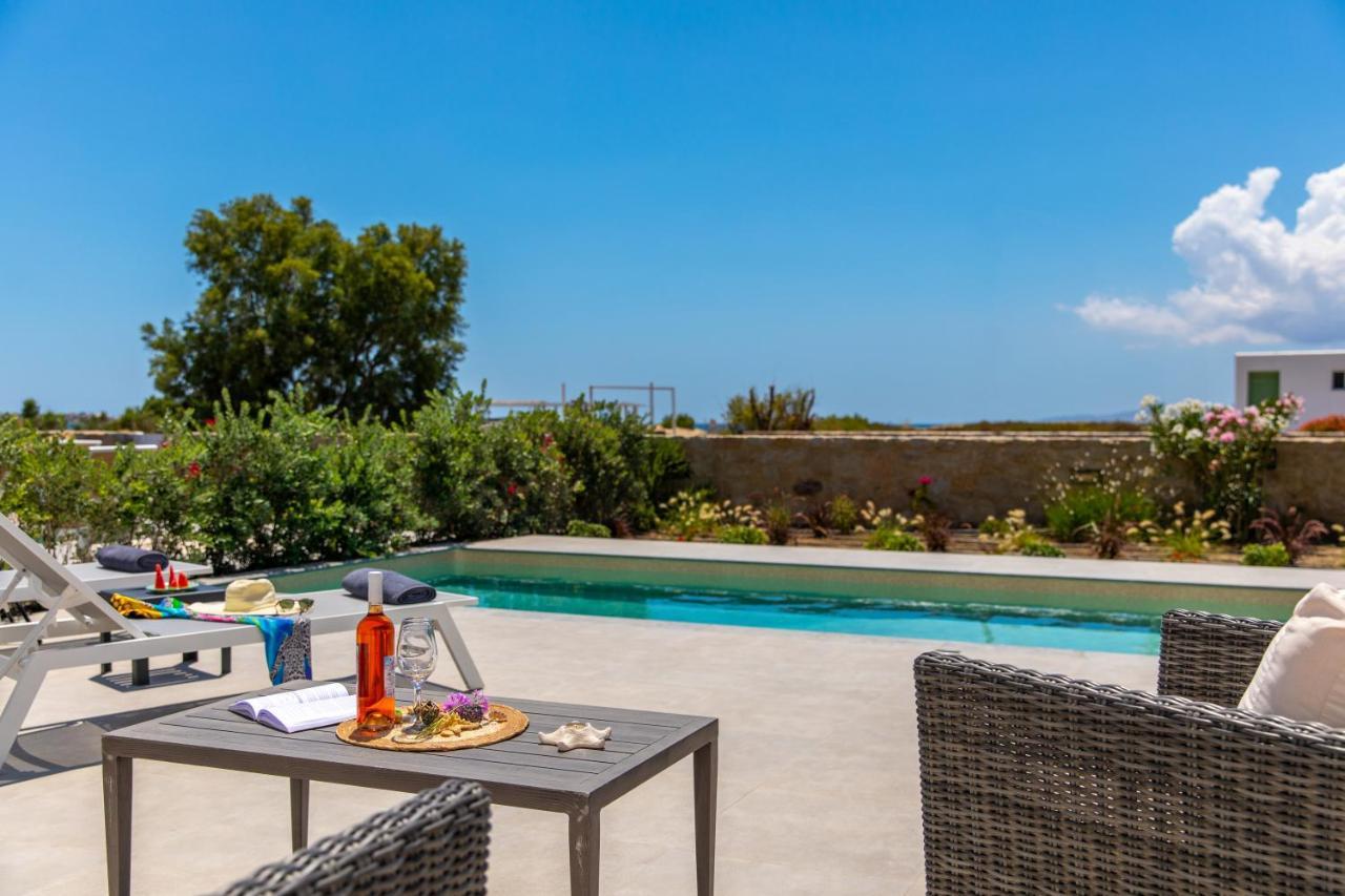 Salinus Beachfront Private Pool Villas Pláka Eksteriør billede